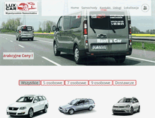 Tablet Screenshot of lux-car.info